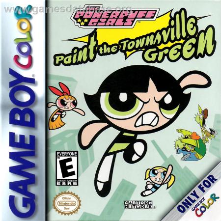 Cover Powerpuff Girls, The - Paint the Townsville Green for Game Boy Color